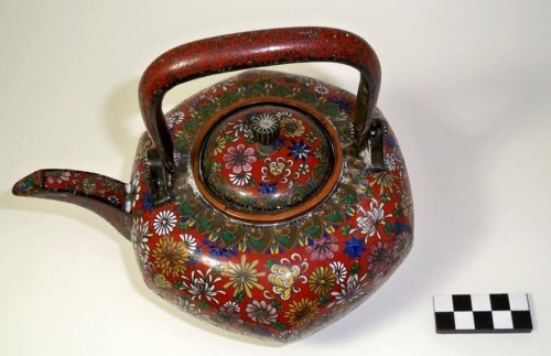 cloisonné teapot