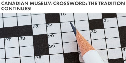 Image of crossword boxes and pencil