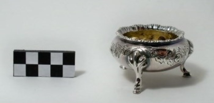 silver salt cellar